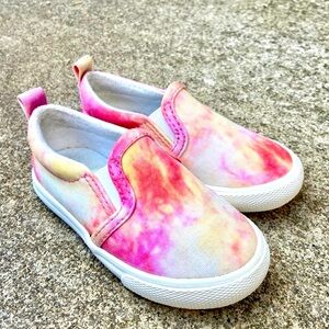 SOLD🚫Cat & Jack Slip Tie Dye Slip On Toddler Shoes